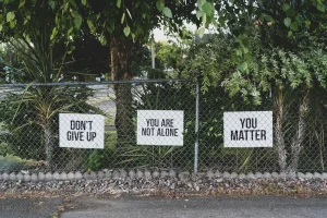 Don't Give Up Sign