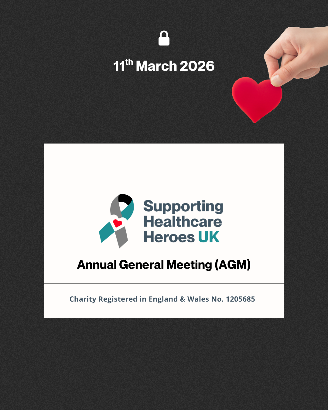 11th March 2026 Supporting Healthcare Heroes UK Annual General Meeting 2026