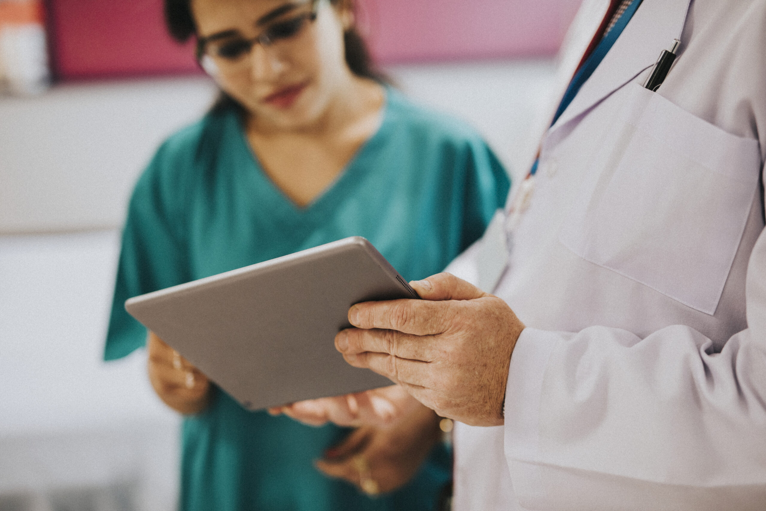 Two healthcare professionals