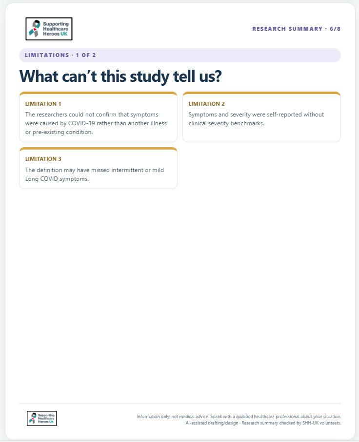 relevance for healthcare personnel and SHH-UK readers.
